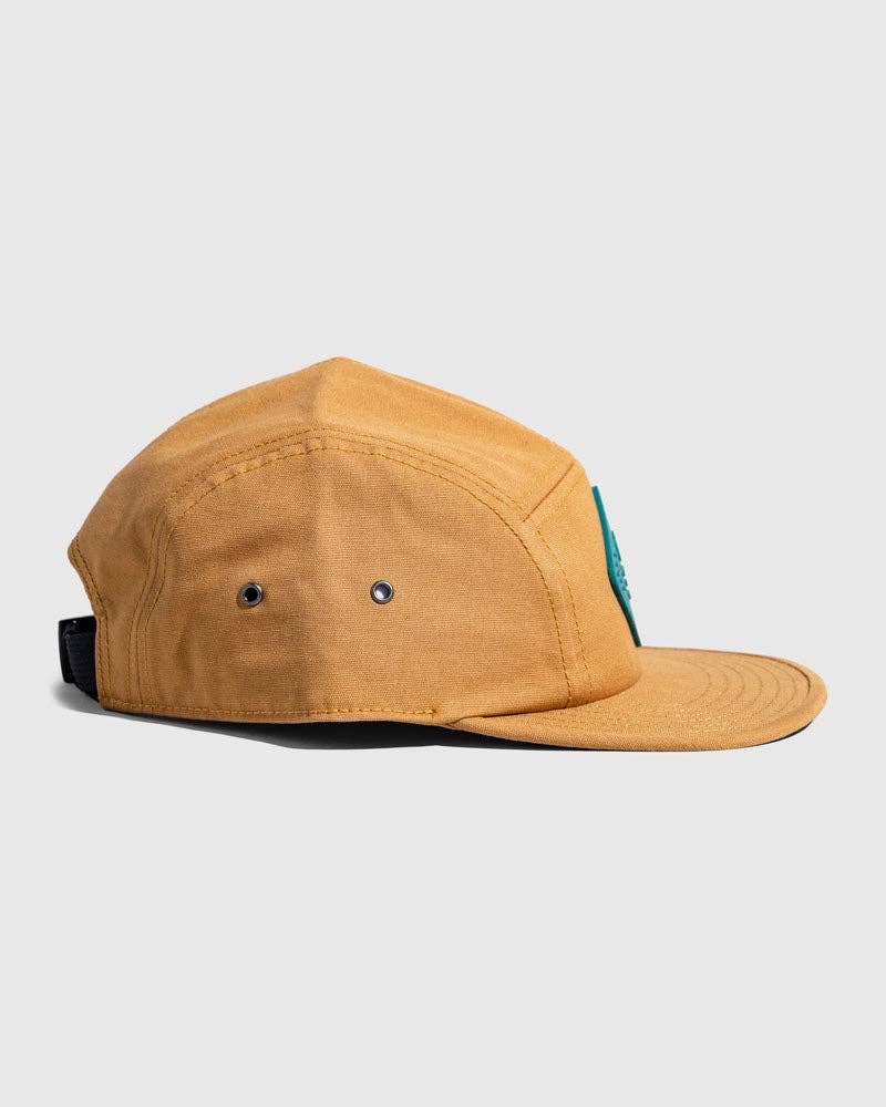 Organic 5-Panel Hat: Bone