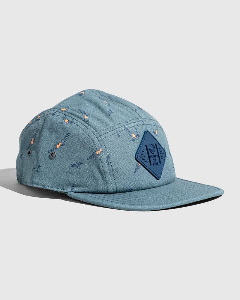 Organic 5-Panel Hat: Bone