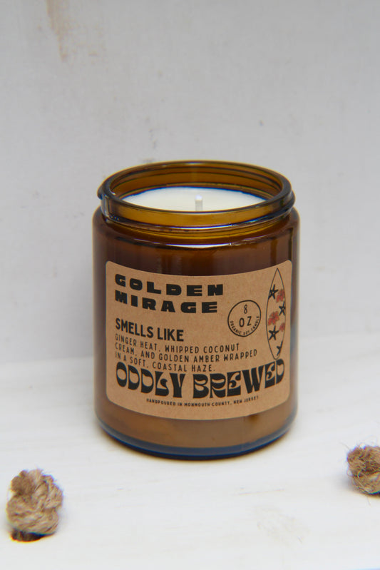 Golden Mirage Soy Candle