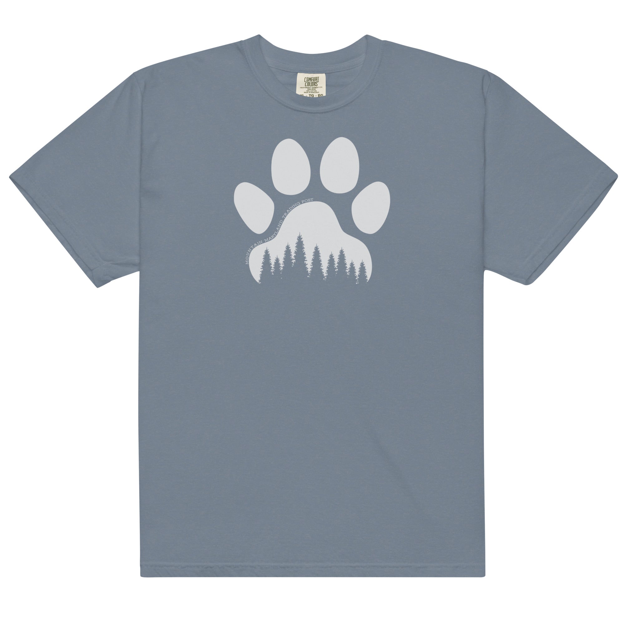 Piney Paw - Garment-Dyed Heavyweight T-Shirt – Mountain Maryland ...