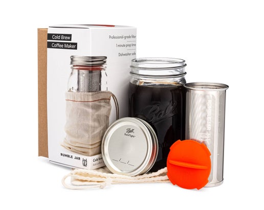 Rumble Jar: Quart size (32oz), includes Mason jar