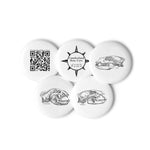 Cumberland Bone Cave - Set of 5 Pin Buttons