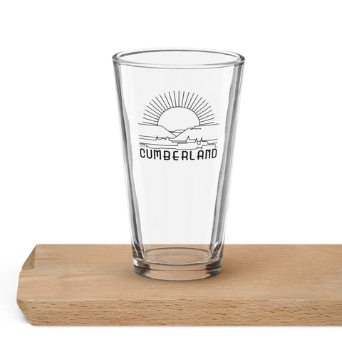 Cumberland City Lines - Shaker Pint Glass