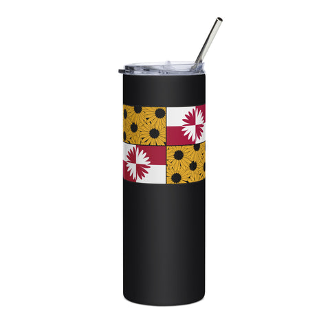 Black Eyed Susan Flag - Stainless Steel Tumbler