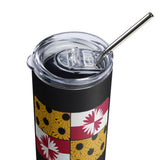 Black Eyed Susan Flag - Stainless Steel Tumbler