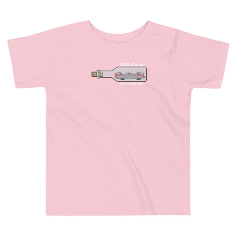 Canal Boat-In-A-Bottle - Toddler Short Sleeve Tee