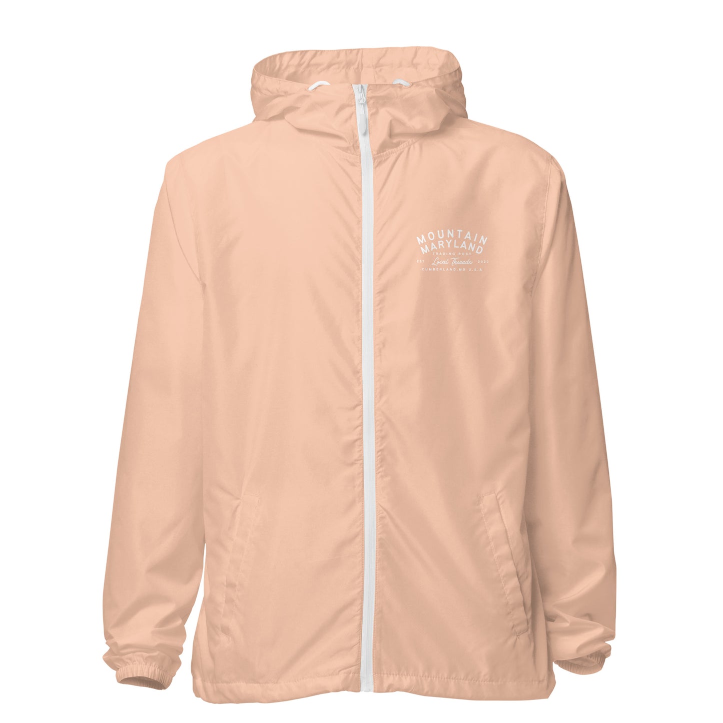 Local Threads - Unisex Lightweight Zip Up Windbreaker