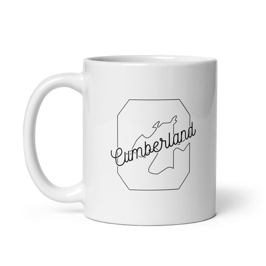 Cumberland "C" - White Glossy Mug