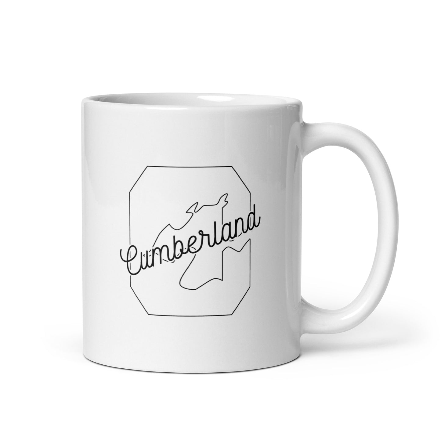 Cumberland "C" - White Glossy Mug