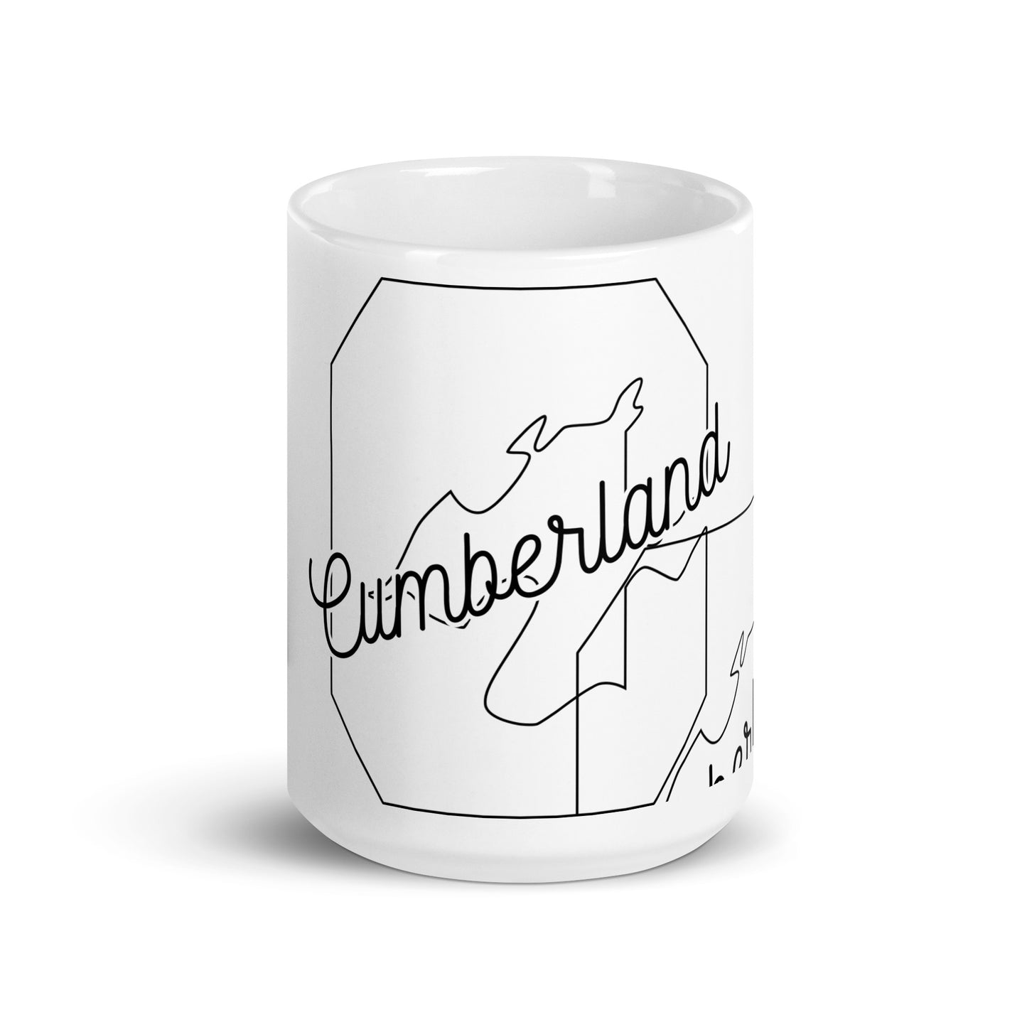 Cumberland "C" - White Glossy Mug