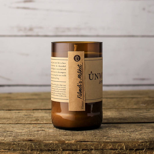 Farmer's Market Brew League - Beer Bottle Candle