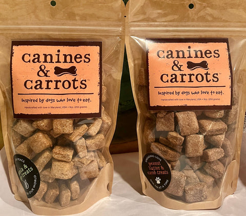 CANINES & CARROTS Bite Size Vegan Dog Treats