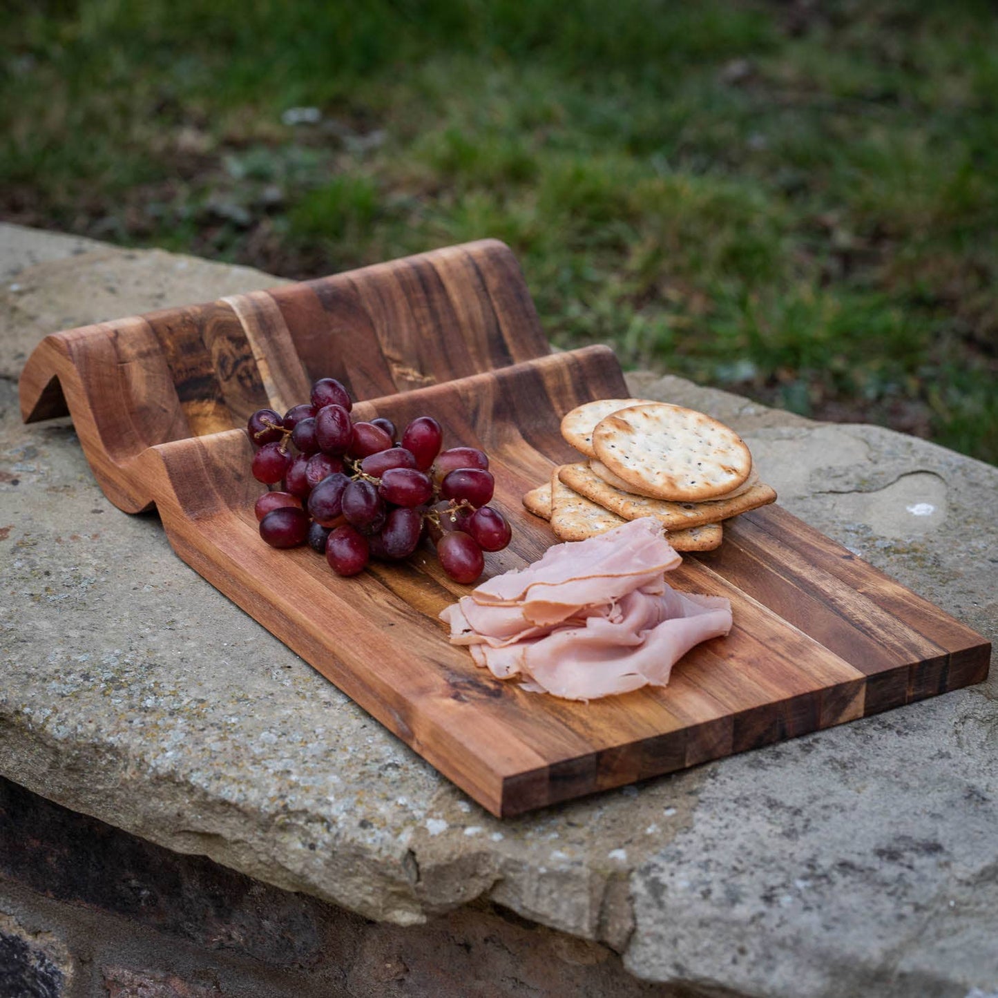 Small Wave Cheese Board - Charcuterie Board: Small