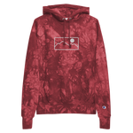 Range Frame - Unisex Champion tie-dye hoodie