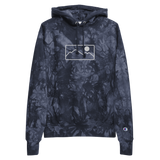 Range Frame - Unisex Champion tie-dye hoodie
