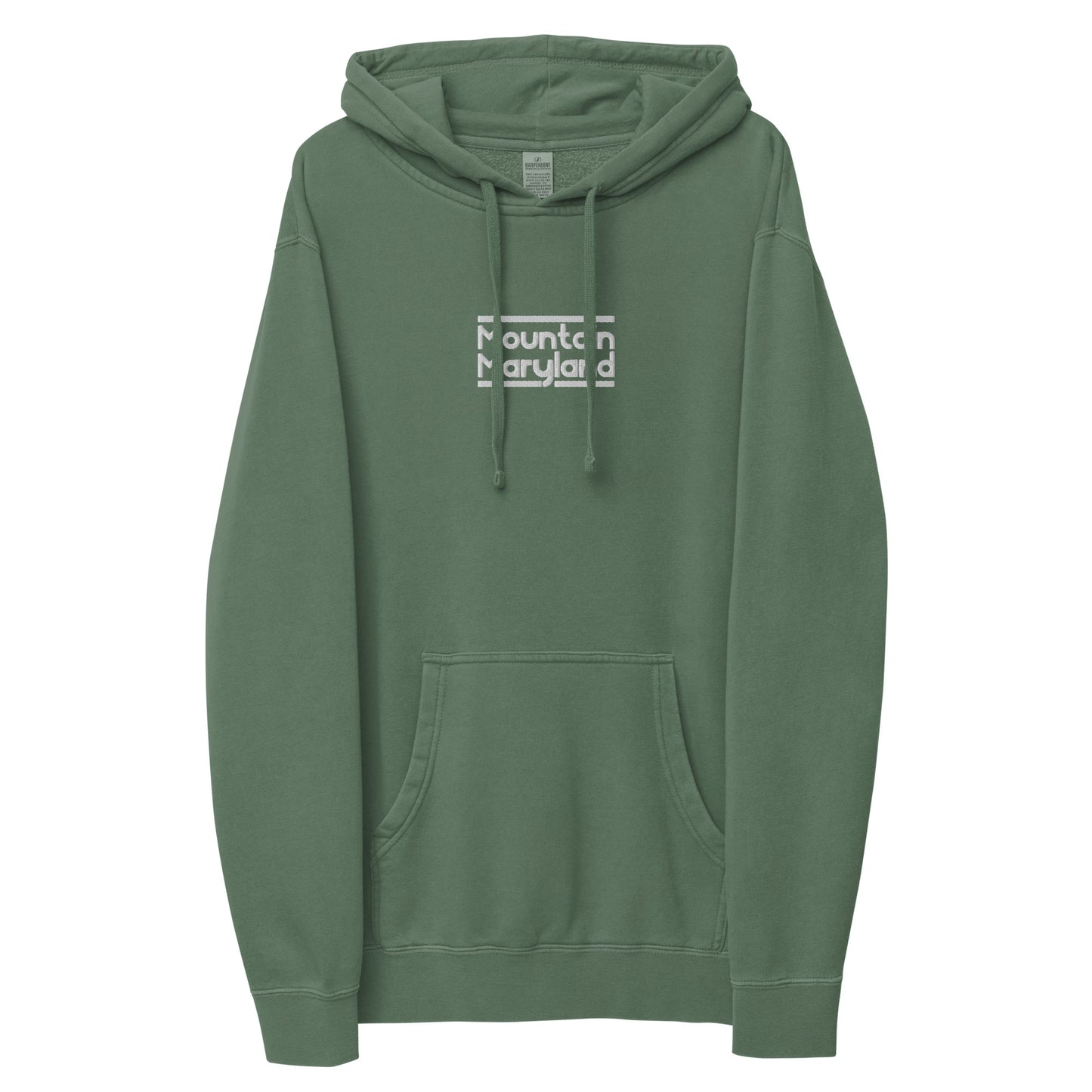 Mountain Maryland - Unisex Pigment-Dyed Hoodie