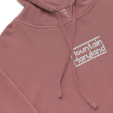 Mountain Maryland - Unisex Pigment-Dyed Hoodie