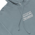 Mountain Maryland - Unisex Pigment-Dyed Hoodie